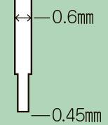22-7668 ステンソフト丸型スプレダー180溝1.5MM