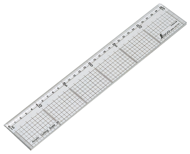 63-3026 カッティングスケール 300MM