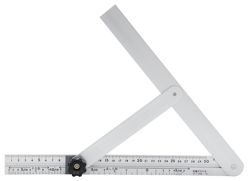63-3152 アルミ自由金30CM 勾配目盛62569