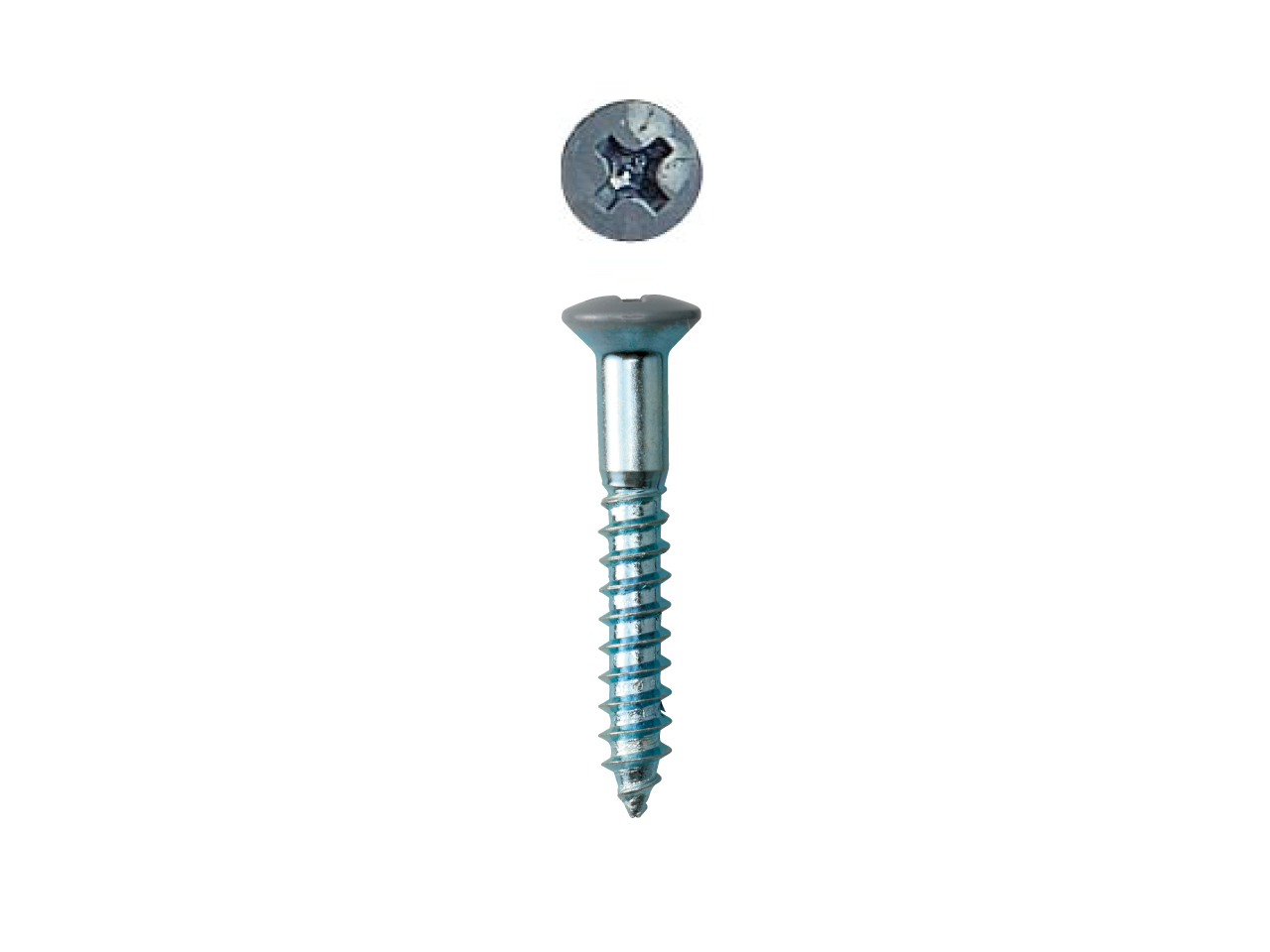 ビス 75-161-17 10本入 3.5×25mm グレー