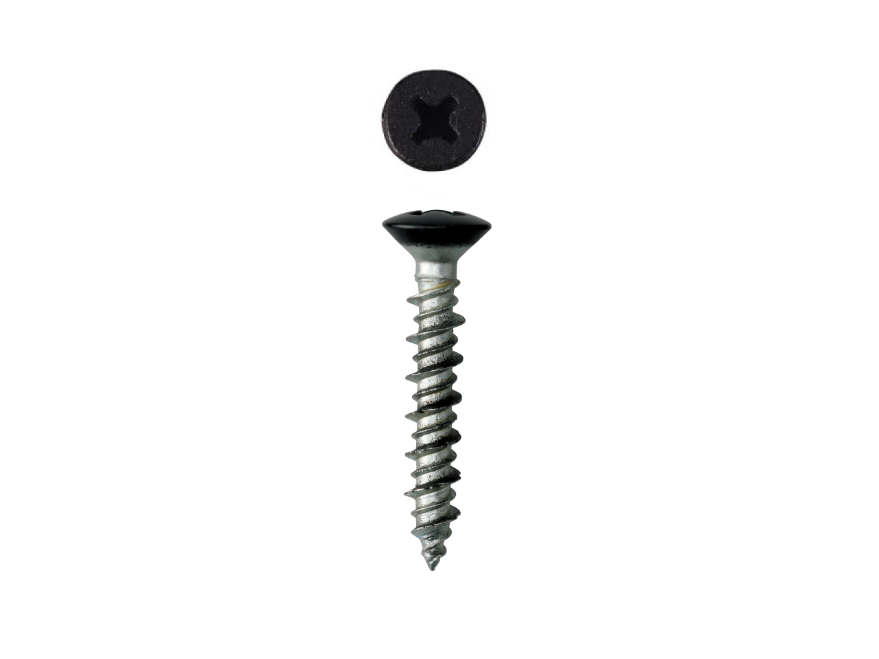ビス 75-422(P)-20 4×25mm ブラック