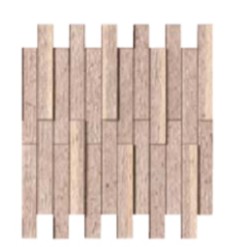 和細工（わざいく）　25×151角片面小端仕上げ（短辺）ネット張りECP-2515TN/WZK2