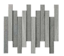 シングレース 25×202角片面小端仕上げ（短辺）ネット張りECP-2520TN/THG3