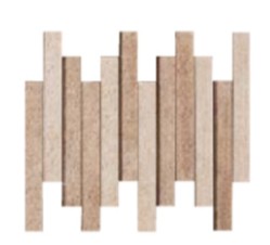 陶連子（とうれんじ）　25×202角片面小端仕上げ（短辺）ネット張りECP-2520TN/TOR2